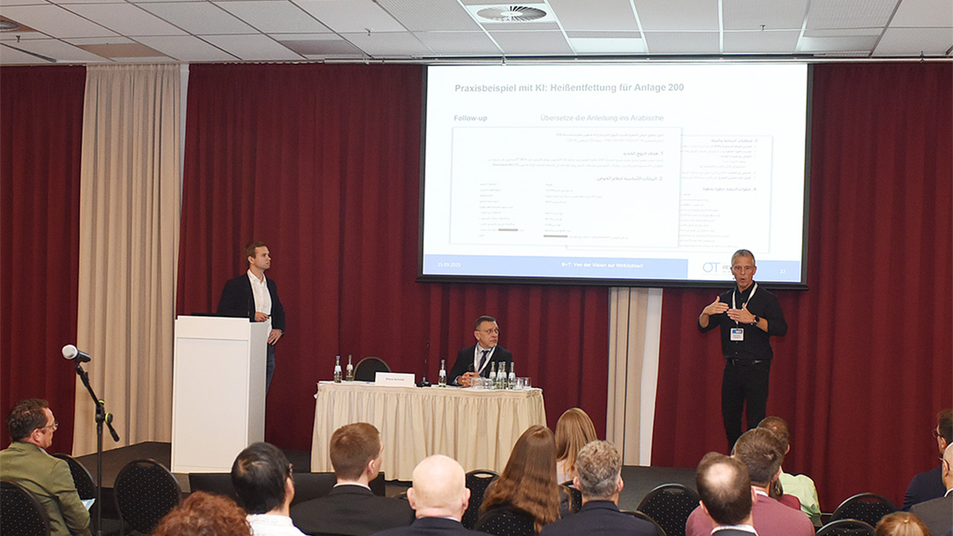 Vortrag von Timm Straub und Dipl.-Ing. (FH) Edgar Kaufmann