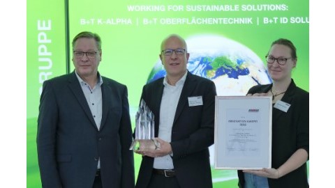 B+T vergibt den Innovation Award 2022 an das Fraunhofer IST